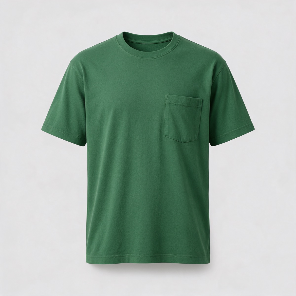Organic Pocket Tee in forest